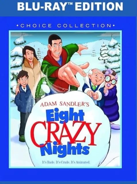 "Adam Sandler's Eight Crazy Nights Blu-ray 2002"