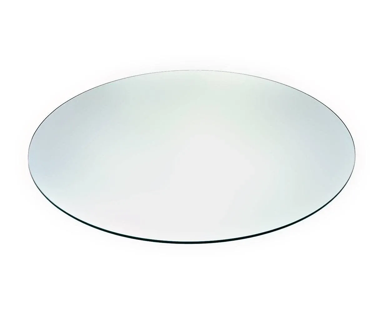 Audio Visual Direct | Tempered Glass Table Top with Rounded Edge 48"