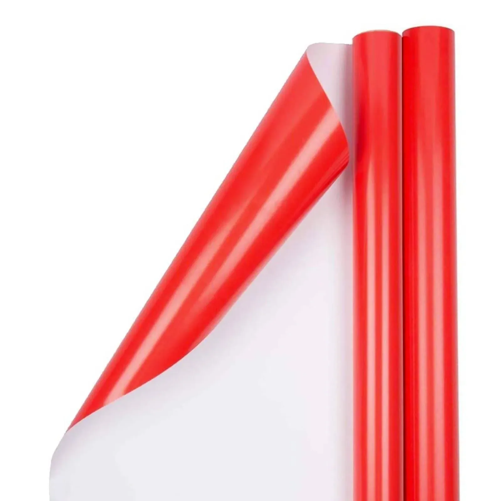 JAM Paper Glossy Gift Wrap, 2ct. in Red | 2.5ft x 10ft | Michaels®