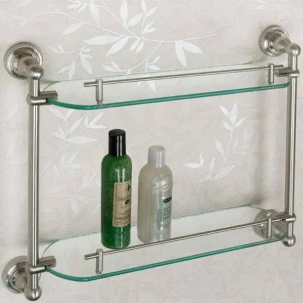 297297 Farber 19-1/4" Glass Bathroom Shelf