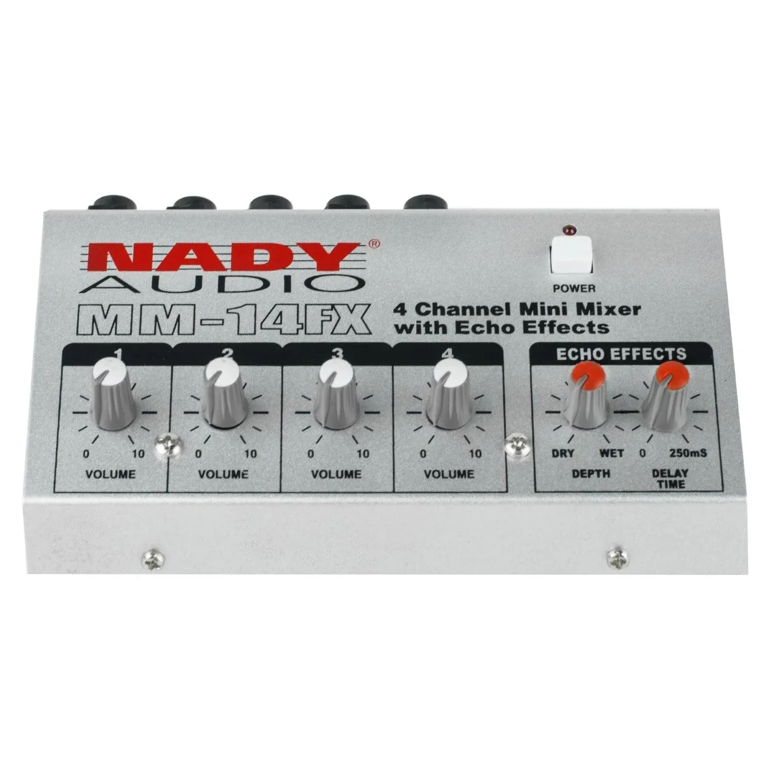 Nady MM-14FX 4-Channel Microphone Mixer with Integrated Echo Effect Inputs ...