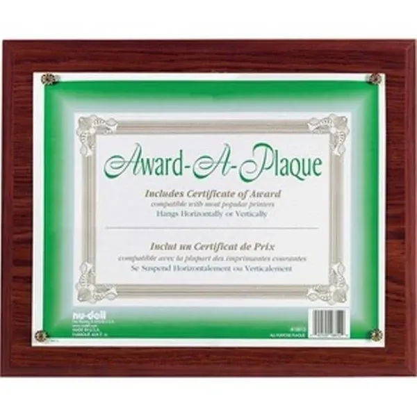 Award Plaque 13" x 10.5" Mahogany, 18813M