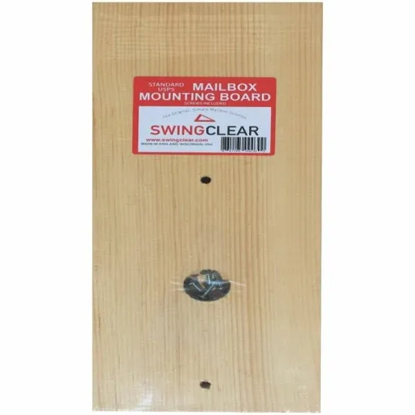 Swing Clear Mailbox Posts Mailbox Mounting Board, Large 031