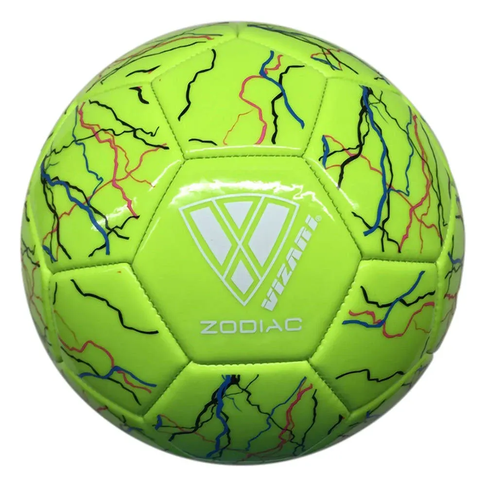 Vizari Zodiac Soccer Ball for Kids and Adults | for Training and Light Game Use | 6 Colors and Three Sizes to Choose from This Youth Soccer Ball - Size 3, Green