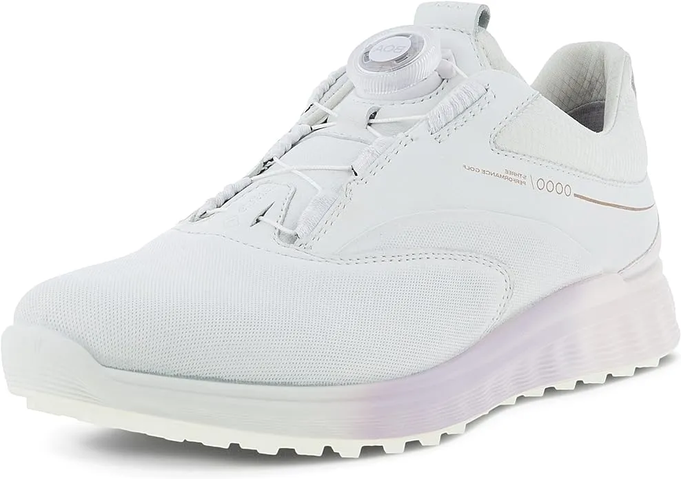 ECCO Women's S-Three Boa Gore-tex Waterproof Hybrid Golf Shoe