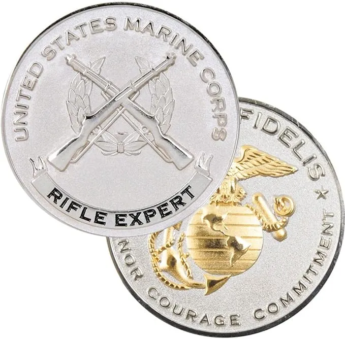 Medals of America USMC Rifle Expert Challenge Coin