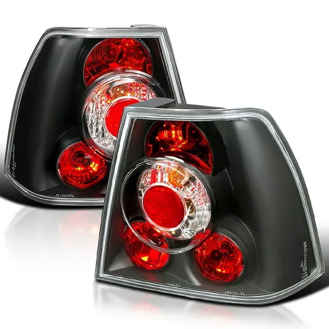 Spec-D Tuning LT-JET99JM-TM Volkswagen Jetta Bora MK4 Black Euro Altezza Tail Lights