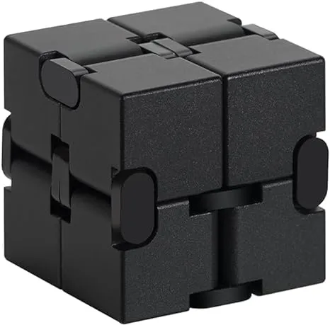 Infinity Cube Aluminum Alloy Fidget Cubes for ADD,ADHD,Anxiety, Austism Adults & Kids