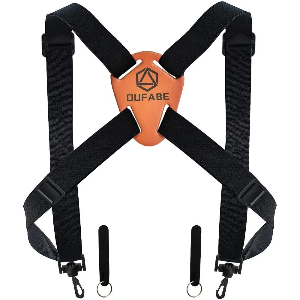 OUFABE Binocular Harness Strap, Binocular Strap, Adjustable and Deluxe Binoculars ...