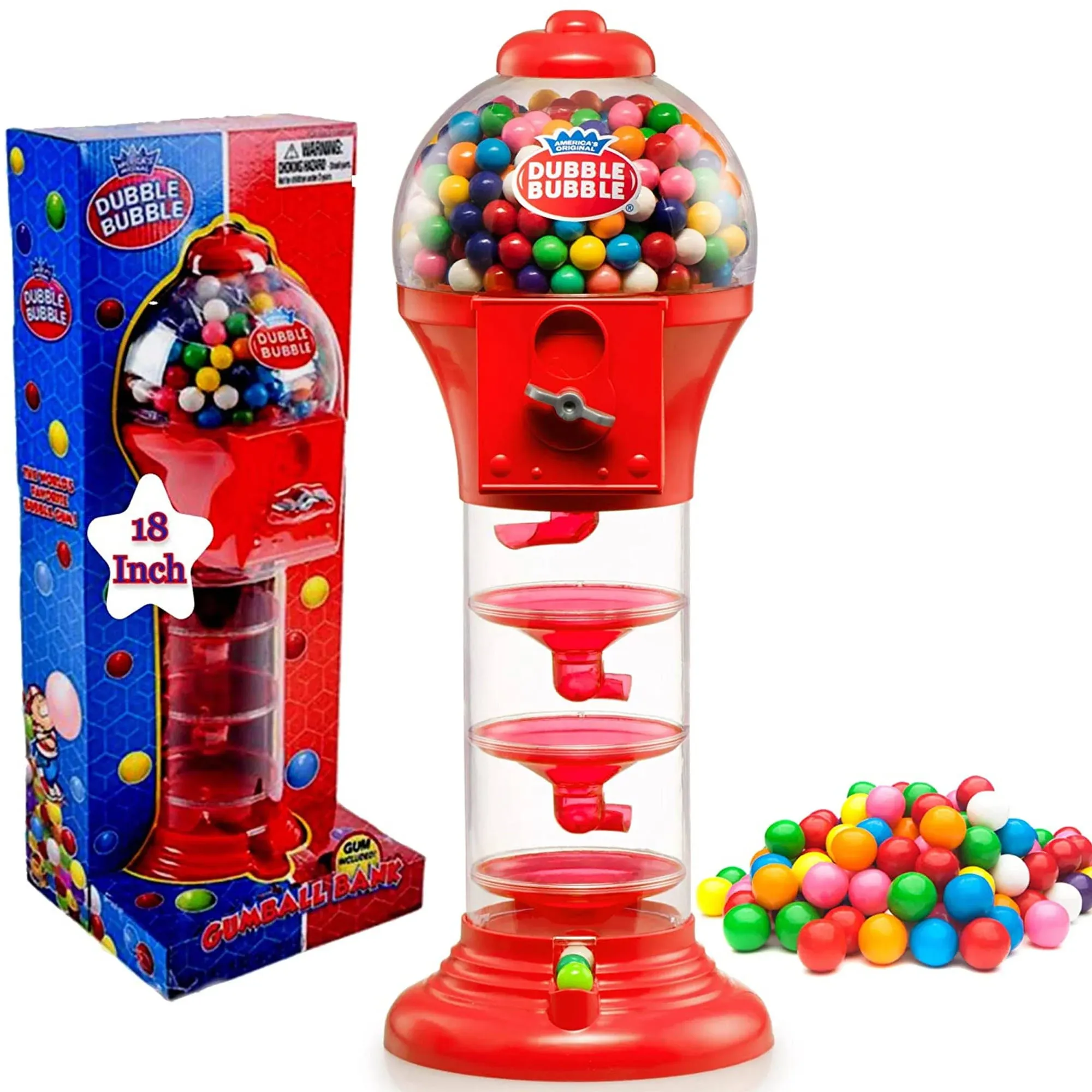 PlayO 18" Big Spiral Gumball Machine Toy