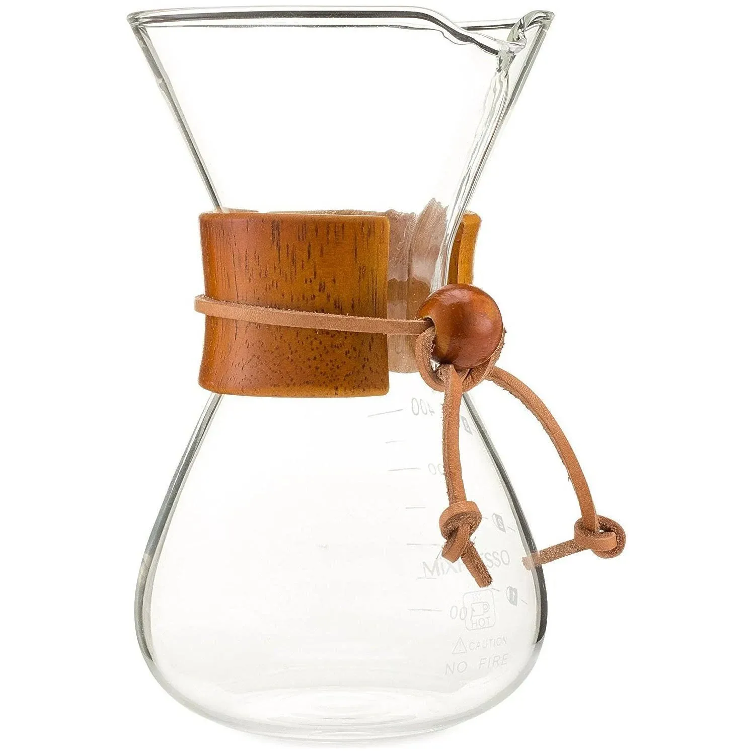 Mixpresso Brewer Glass Borosilicate Pour-Over Coffee Maker Mixpresso