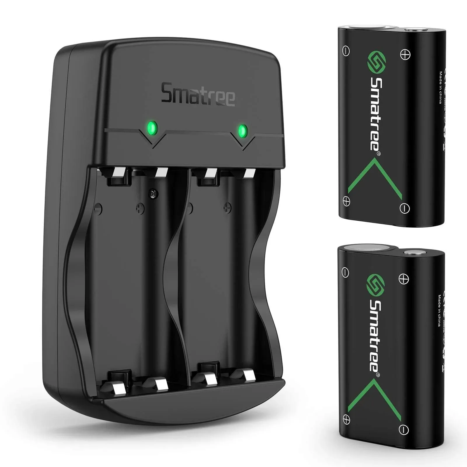 Smatree Xbox One Battery Pack 2 x 2000mAh Rechargeable Battery for Xbox One/Xbox ...