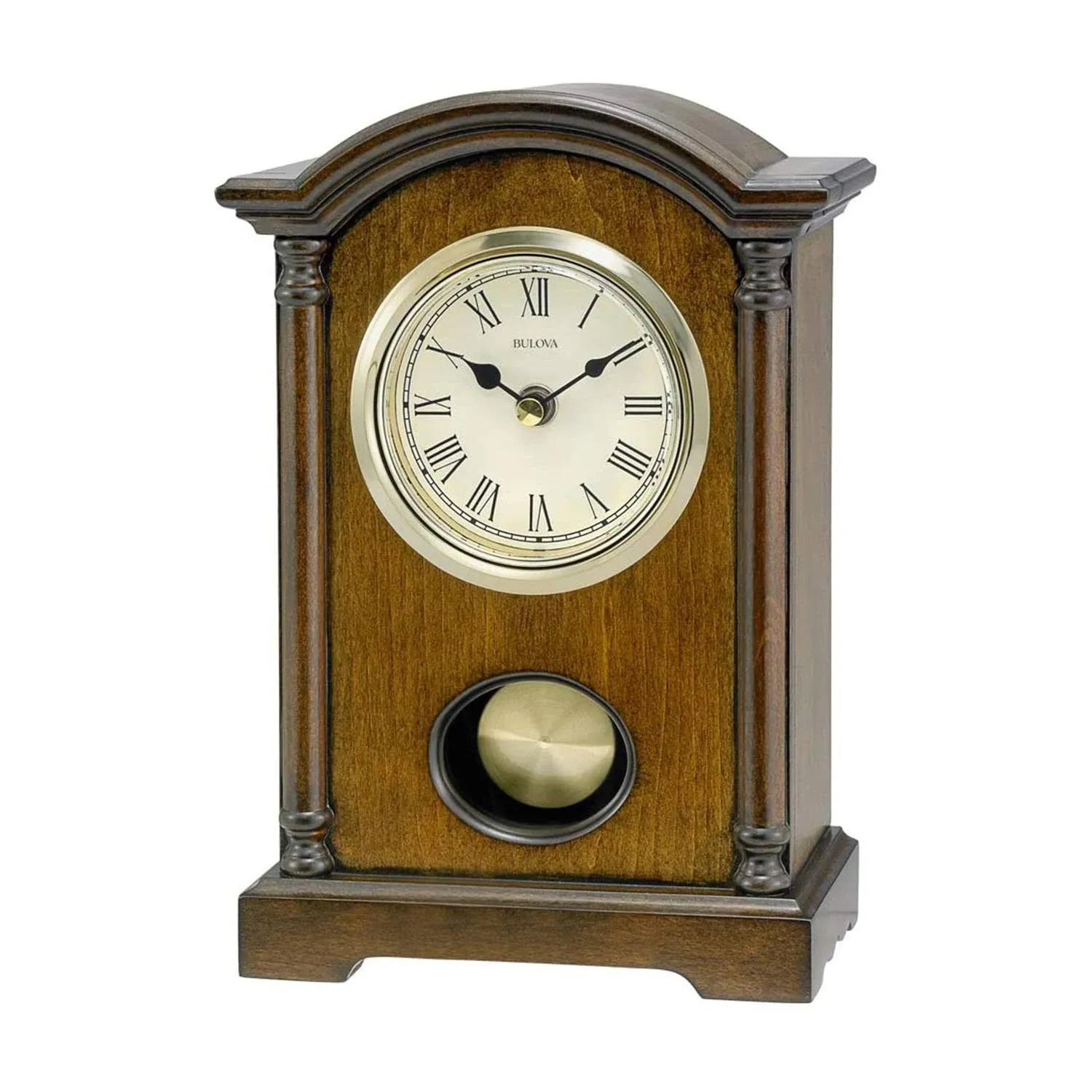 Bulova Walnut Dalton Chiming Clock