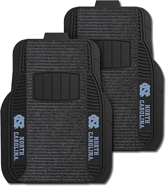 North Carolina Tar Heels Car Mats - Deluxe Set