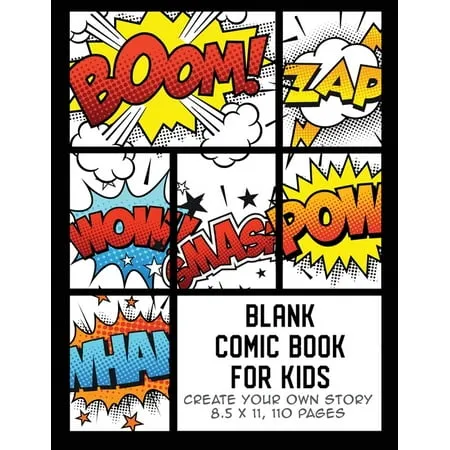 Comic Book Maker for Kids: Blank Comic Book for Kids : Create Your Own Story  Comics & Graphic Novels (Series #2) (Paperback)