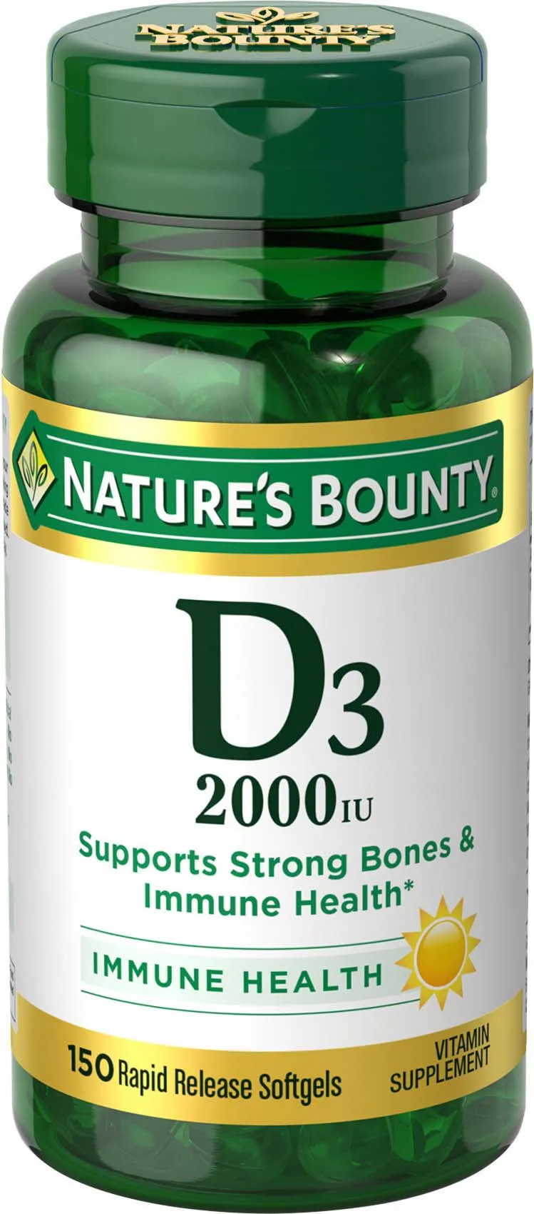 Nature's Bounty Vitamin D3 Softgels