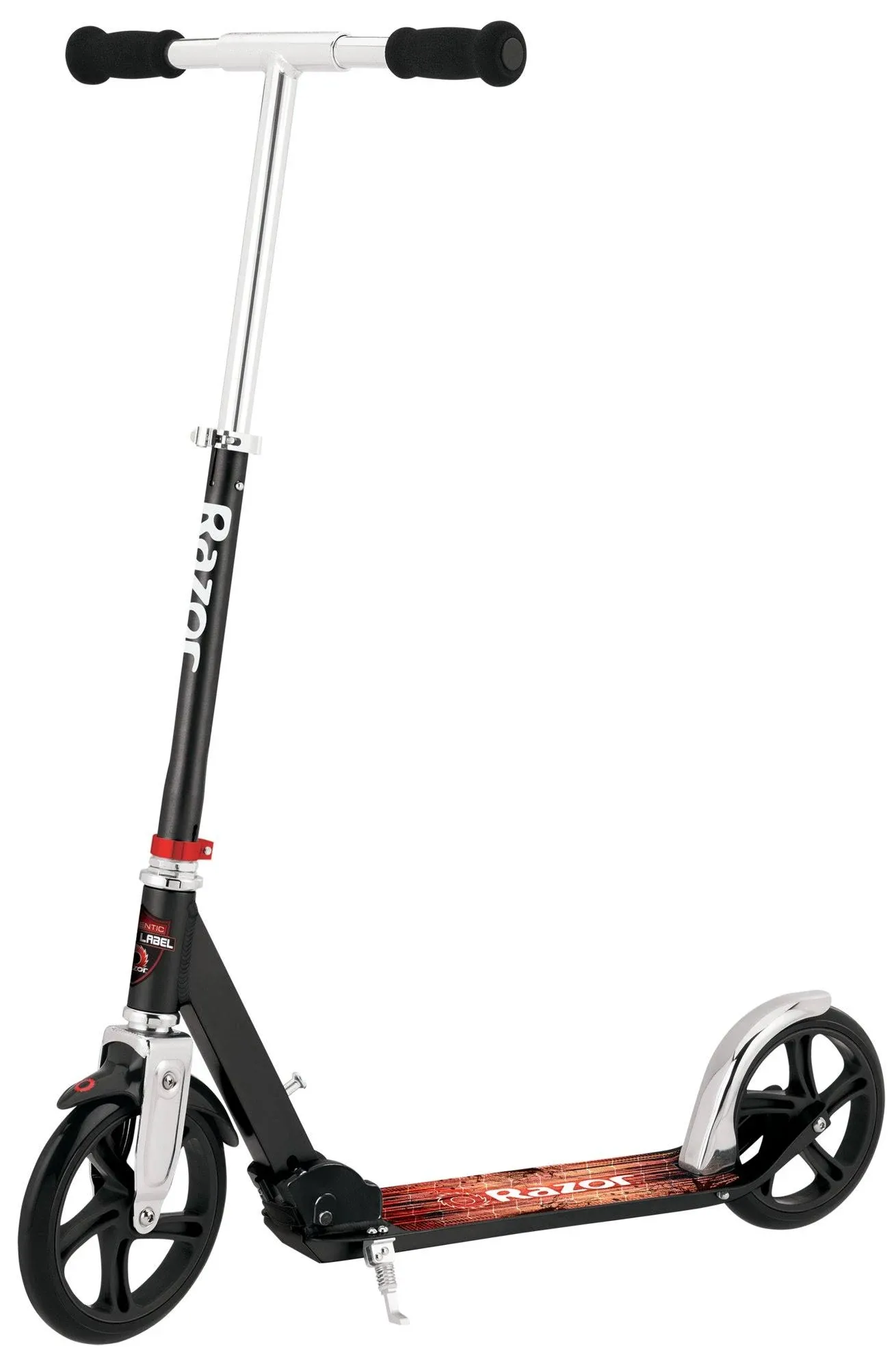 Razor A5 Lux Kick Scooter - Large 8" Wheels, Foldable, Adjustable Handlebars, Lightweight, for Riders up to 220 lbs