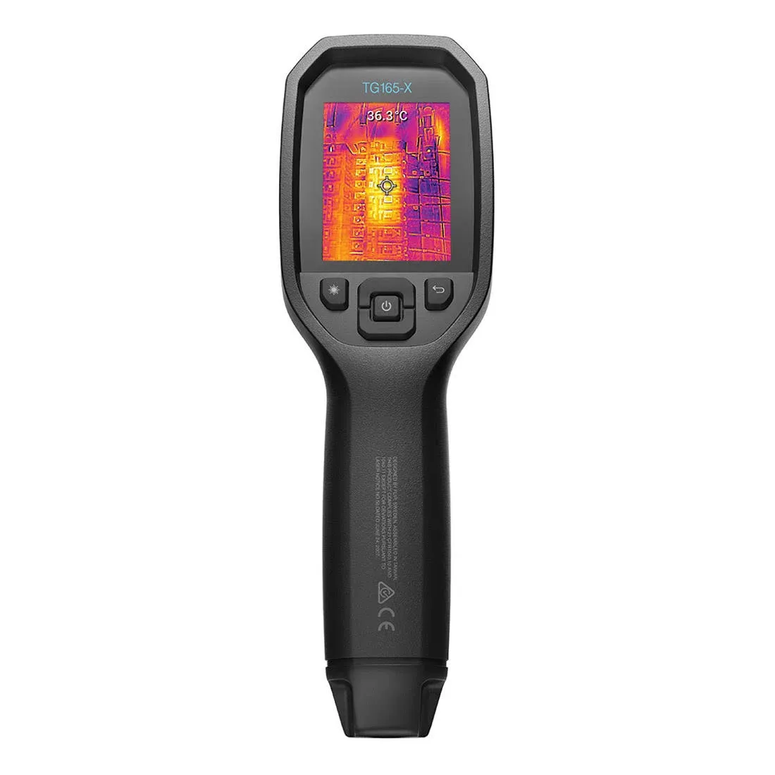 FLIR TG165-X Thermal Imaging Camera with Bullseye Laser: Commercial Grade Infrared Camera for Building Inspection, HVAC and Electrical