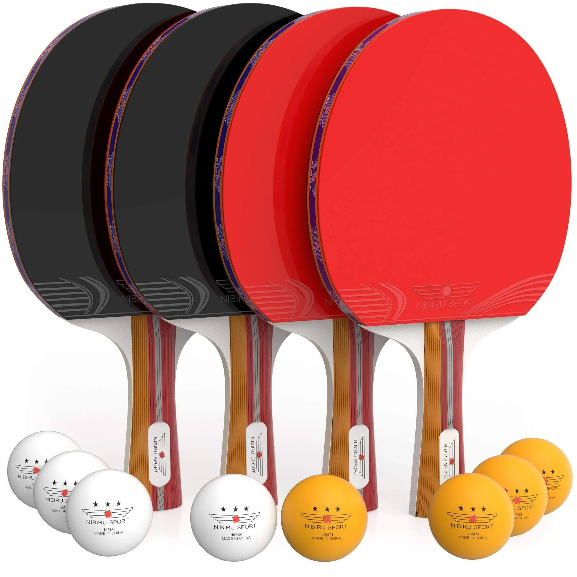 NIBIRU Sport Ping Pong Paddle Set