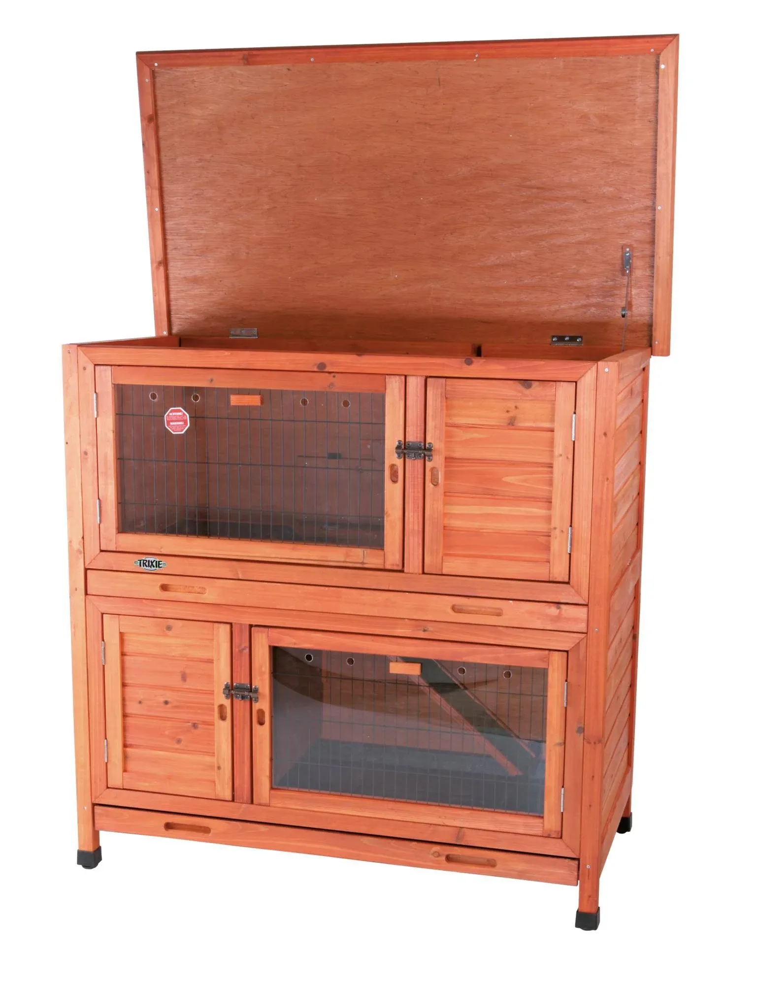 TRIXIE Pet Products 2-in-1 Rabbit Hutch with Insulation