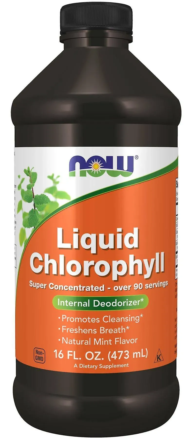 NOW Foods Supplements, Extra Strength Liquid Chlorophyll, Unflavored, Internal Deodorizer*, Promotes Cleansing*, Freshens Breath*, 4X Concentration, 4 FL. OZ. (118 mL)