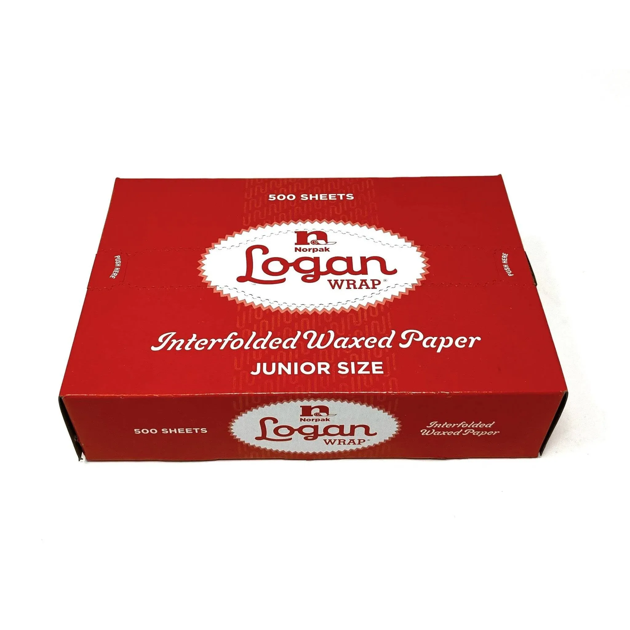 10 3/4&#034; Length X 8&#034; Width, LOGAN Wrap NORPAK Interfolded Wax Paper 500 Sheets