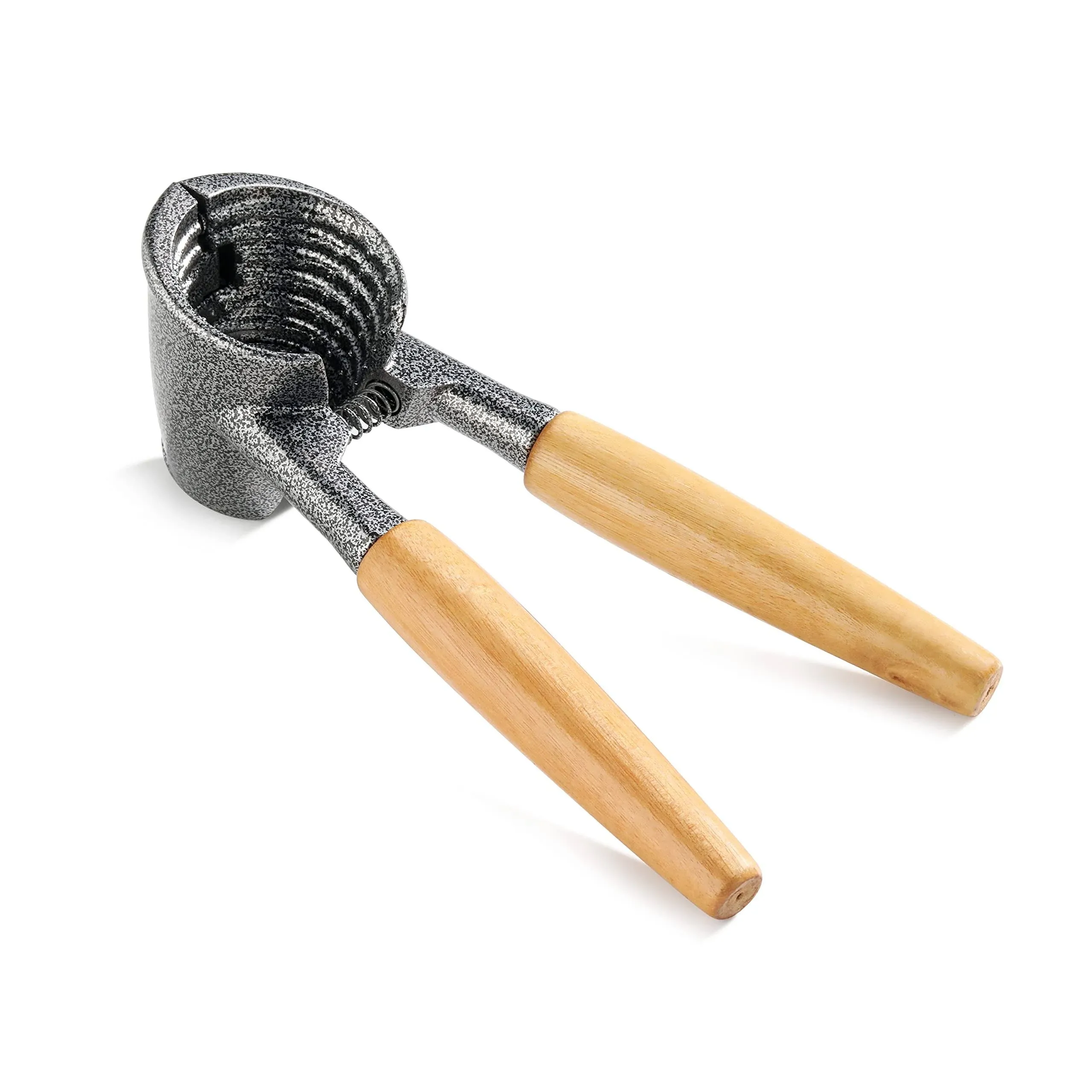 New Star Foodservice 28324 Heavy Duty Pecan and Nutcracker with Wood Handles