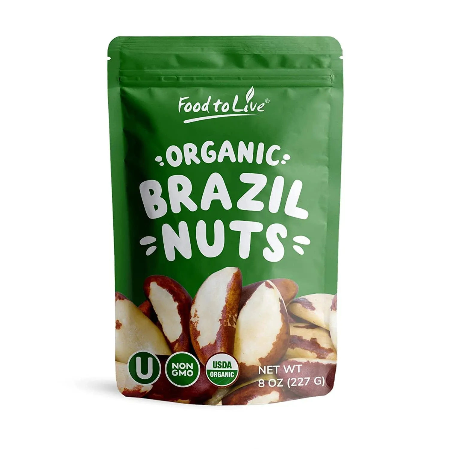 Organic Dry Roasted Brazil Nuts with Himalayan Salt – Non-GMO, Kosher, Vegan