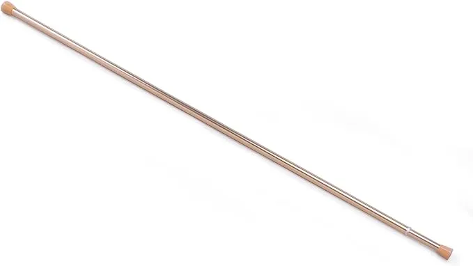 Achim Fantasia 5/8 inch Spring Tension Rod, 48-86 inch, Brass, Size: 48 inch - 86 inch - Brass