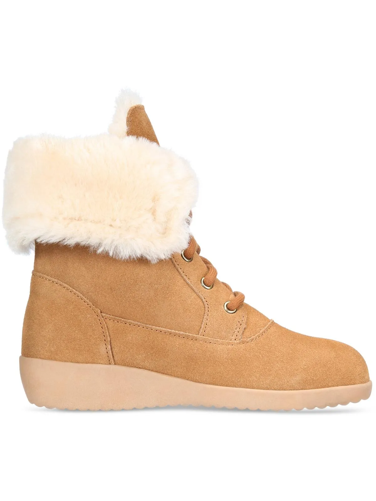 Aubreyy Womens Faux Fur Lined Ankle Winter & Snow Boots