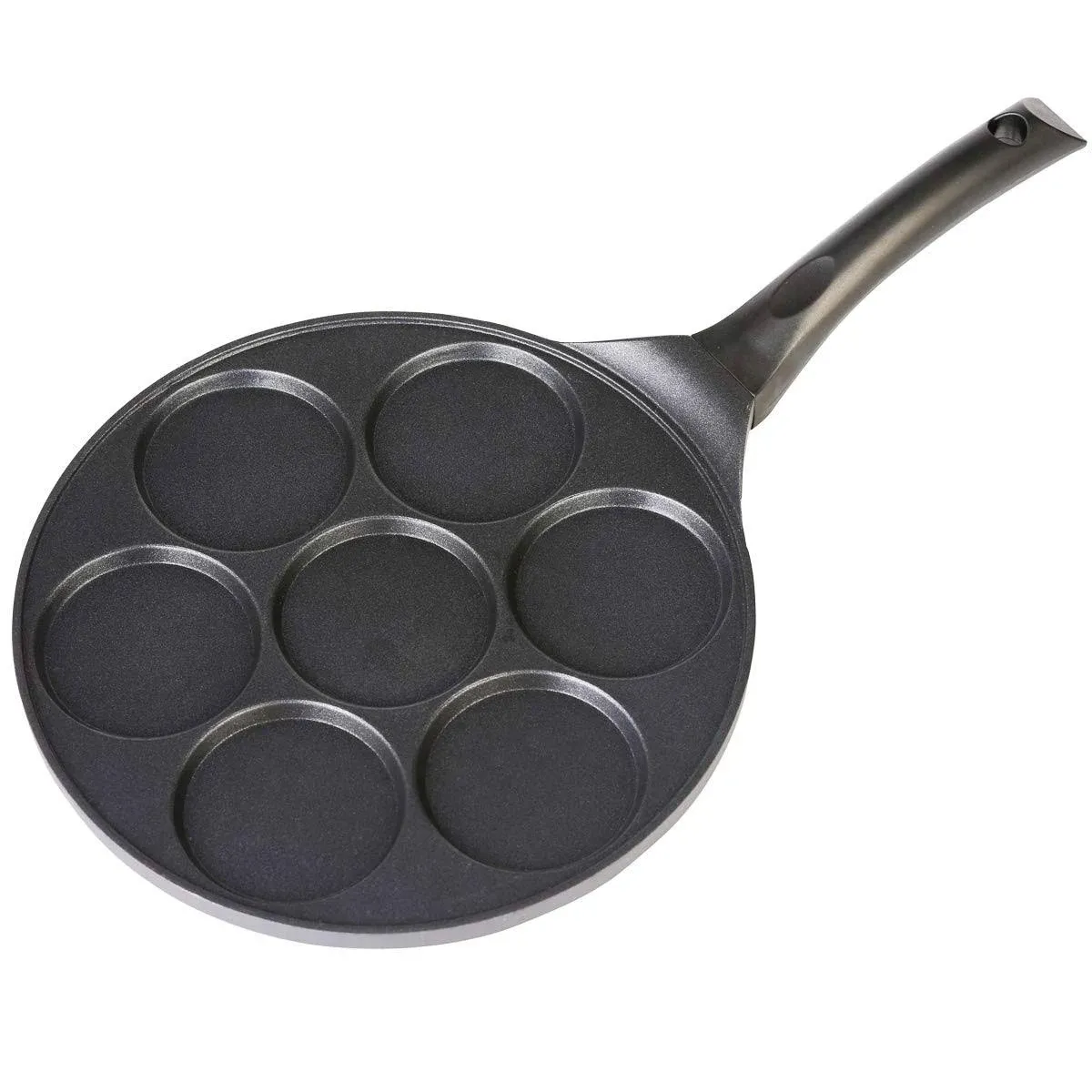 PANCAKE MAKER PAN Nonstick Breakfast Griddle Mold Blini Skillet 10.5 Inch CAINFY