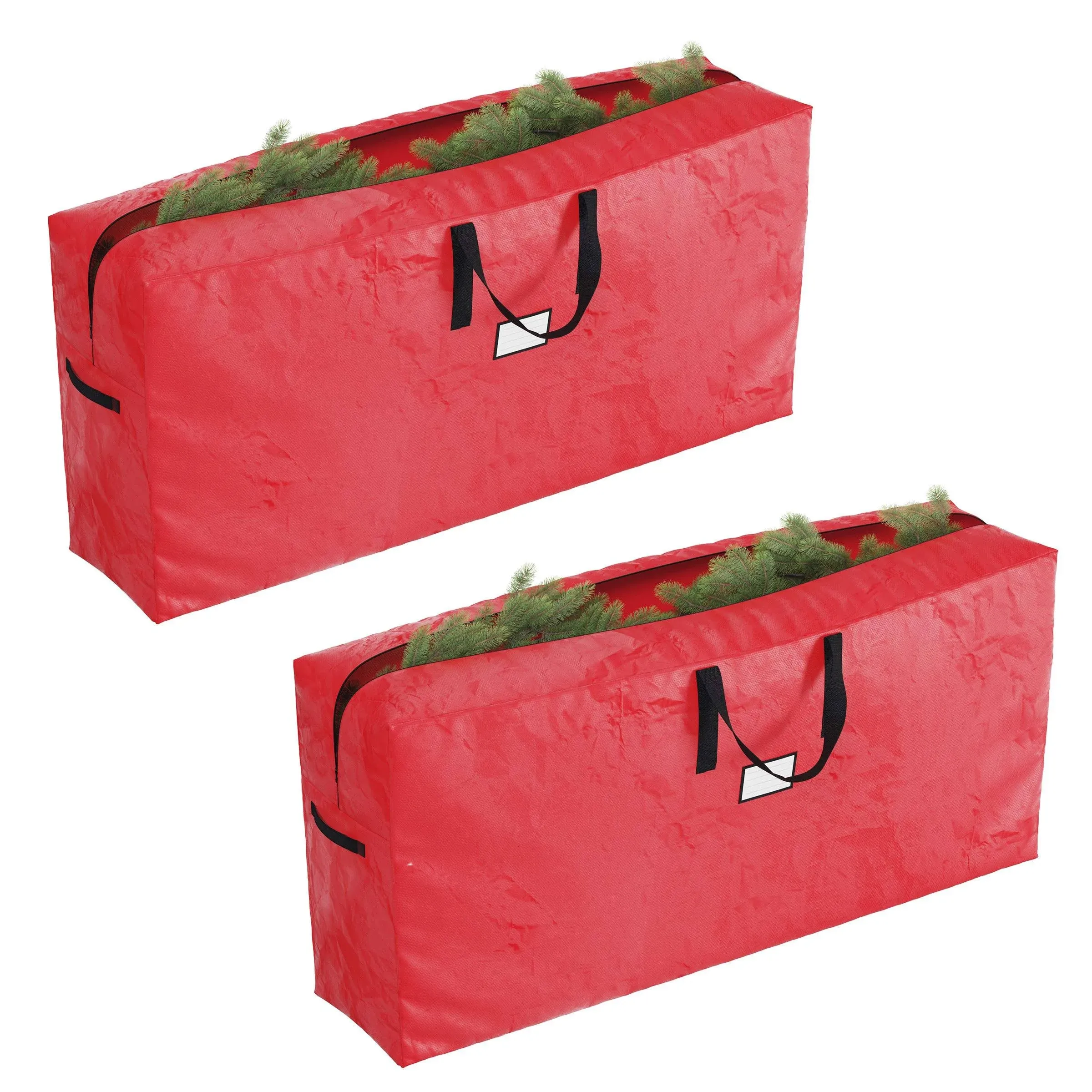 Elf Stor 83-dt5517 2-Pack | Christmas Bag | Extra Large for Up to 9 ft Tree | Red