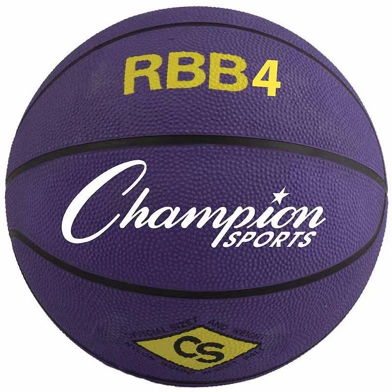 Champion Sports Intermediate Rubber Basketball Purple