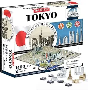 4D Cityscape Tokyo Time Puzzle