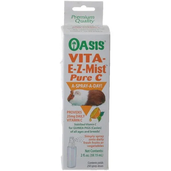 Oasis 2 oz Vita E-Z-Mist Pure C Spray for Guinea Pigs