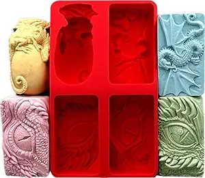 Dragon mold Resin, plaster, candle, soap mold