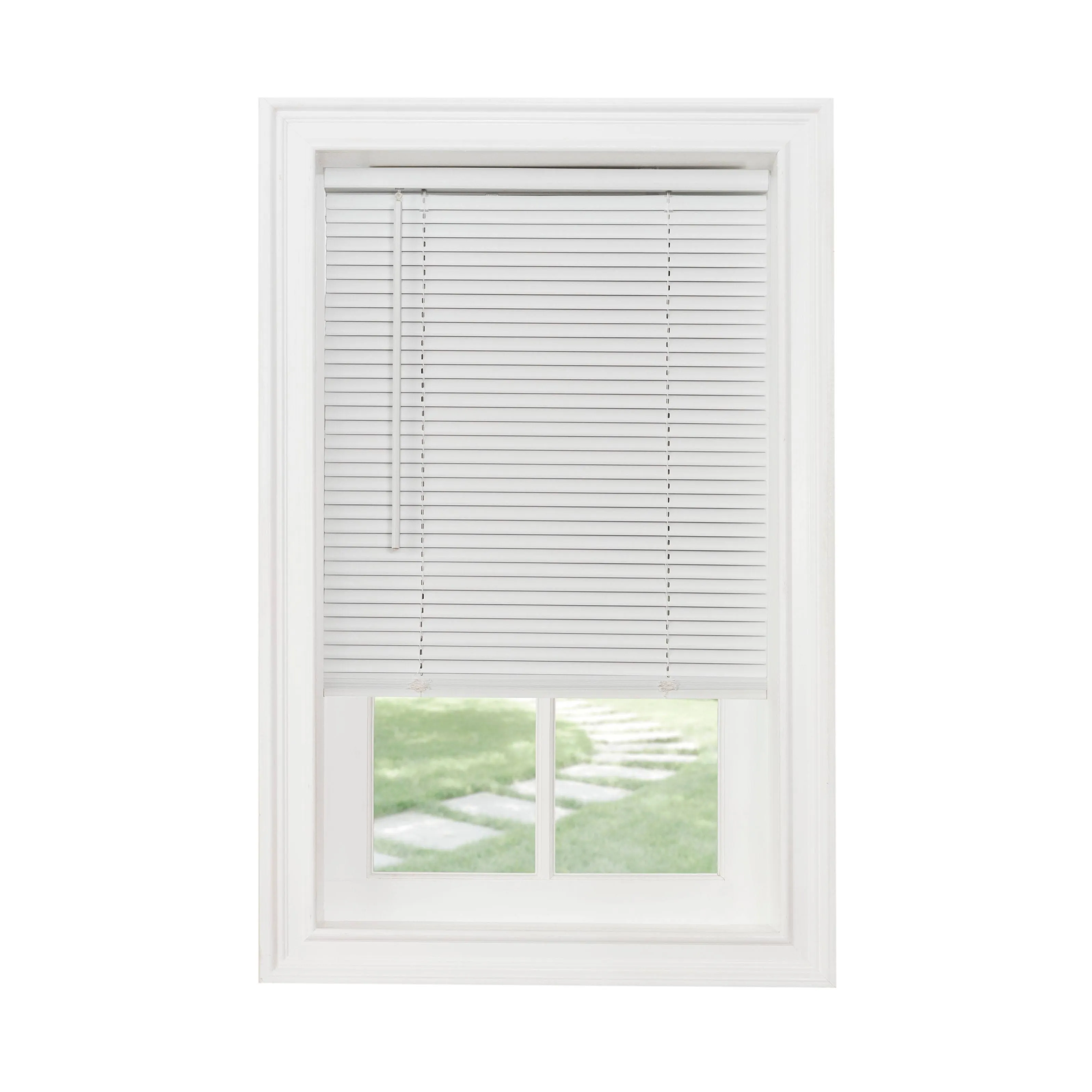 Achim White Cordless GII Morningstar 1 in Light Filtering Mini Blind