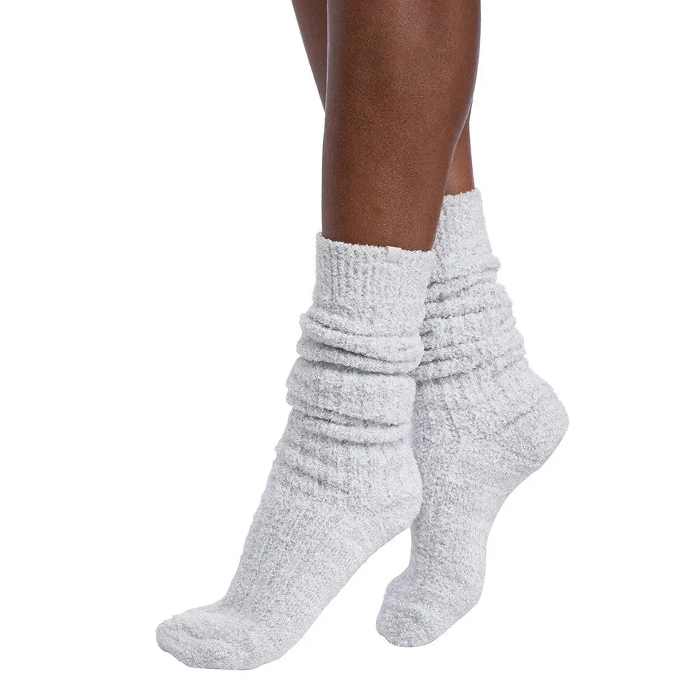 Softies Slouchy Marshmallow Socks, Warm Cozy & Fluffy Socks with Grips for Women, One Size Fits To All