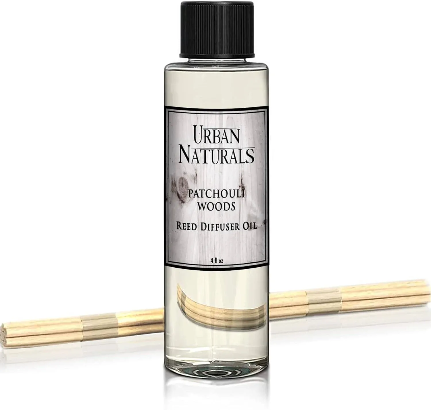 Urban Naturals Patchouli Woods Reed Diffuser Refill Oil with Replacement Sticks