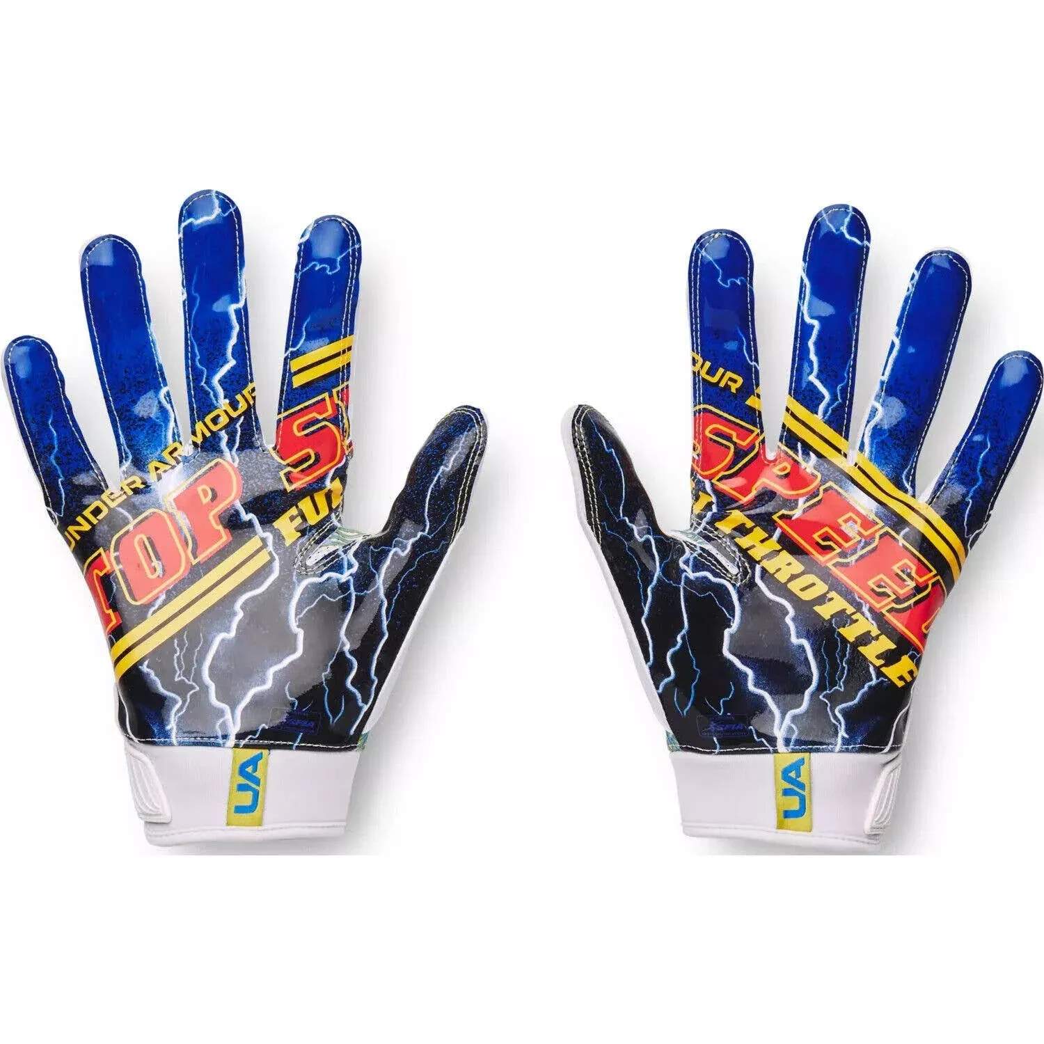 Under Armour UA Blur Limited Edition Football Gloves- Top Speed - Size 2XL