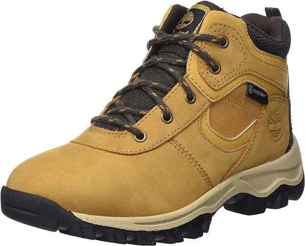 Timberland Unisex-Child Mt. Maddsen Waterproof Mid Leather Hiking Boot