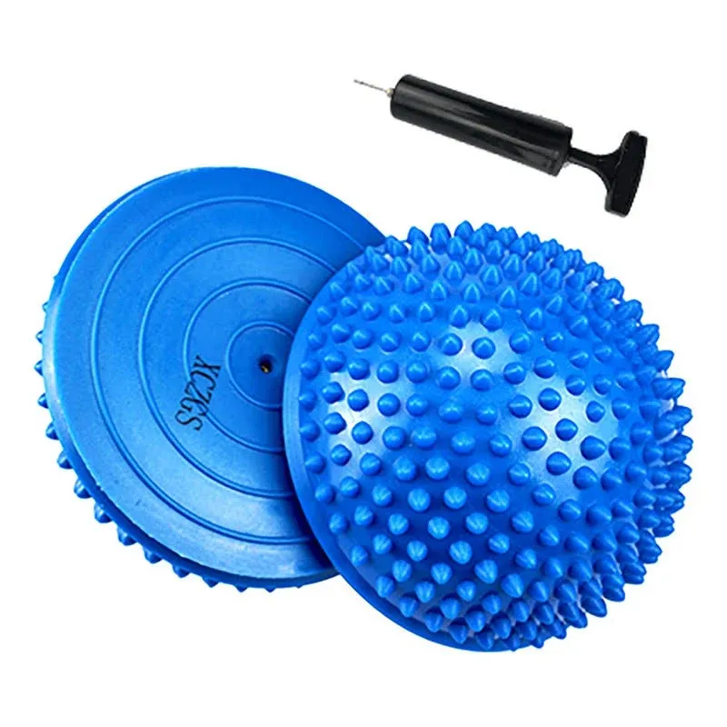 2pcs Hedgehog Balance Pods, Pimples Pilates Ball, Half Spiky Fitness Domes for ...