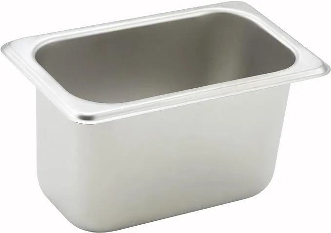 Winco SPN4 Steam Table Pan, Stainless Steel