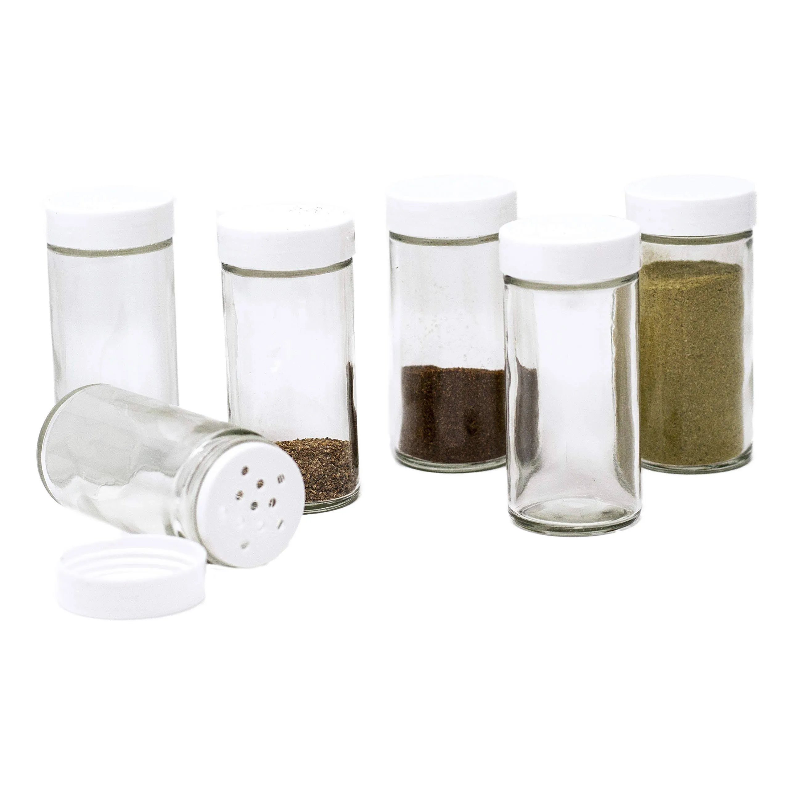 CS Household Glass Spice Jars Set of Six