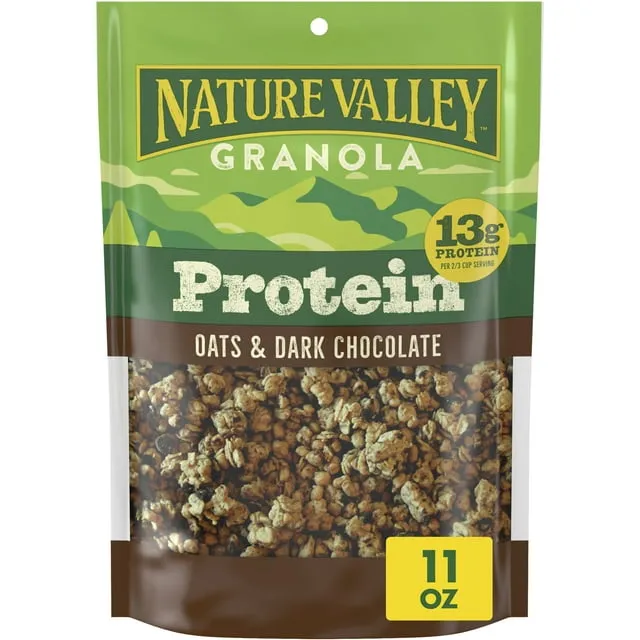 Nature Valley Protein Crunchy Granola Oats 'N Dark Chocolate - 11 oz bag