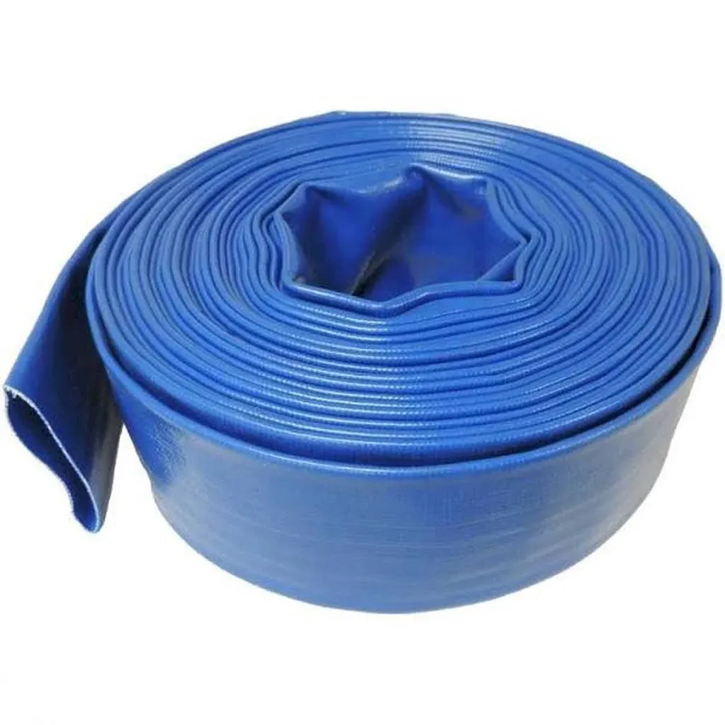 1 inch Dia. x 50 ft - HYDROMAXX 4 Bar Heavy Duty Reinforced PVC Lay Flat ...