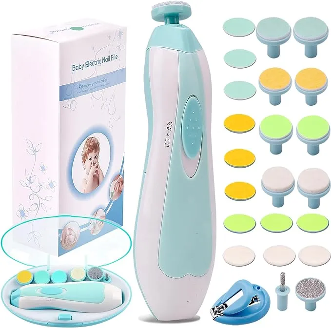 Baby Nail File Electric Nail Trimmer Manicure Set