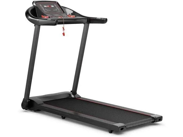 Gymax Foldable Treadmill, 2.25HP Folding Treadmill with LED Monitor, 12 Preset ...