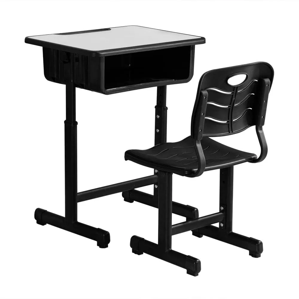 Showmaven Student Desk and Chair Combo, Height Adjustable Children's Desk and ...