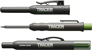 Tracer Deep Pencil Marker - Replacement Lead (6 Pack) - Site Holsters - All In One Marking Kit - Built For Construction